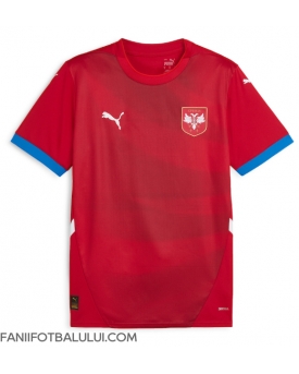 Serbia Tricou Fotbal Replică European 2024 Barbati Acasa